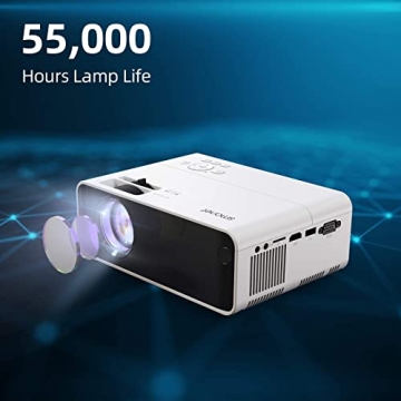 Smonet 1080P HD Projector for Home and Outdoor Fun