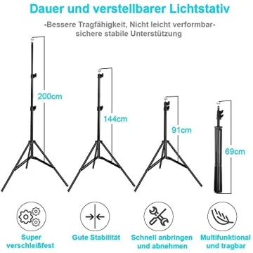 BDDFOTO 6.5x10ft Backdrop Stand for Photography and Events