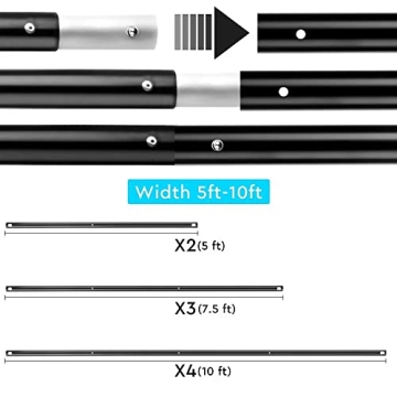 BDDFOTO 6.5x10ft Backdrop Stand for Photography and Events