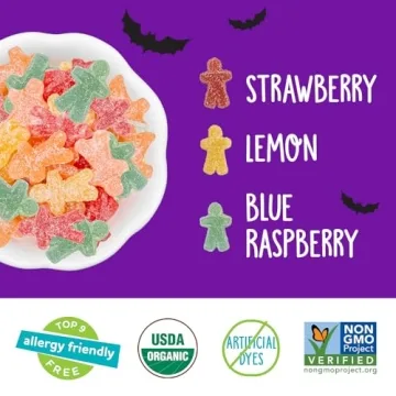 YumEarth Organic Sour Littles Candy - Allergy Friendly Halloween Treats