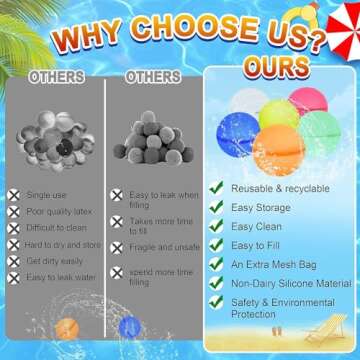 Water Balloons, Summer Fun Water Toys for Outdoor Activities, Durango 200 300 300s