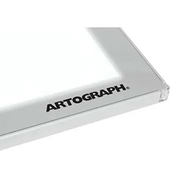 Artograph 25940 LightPad LX 940 Portable 12x17 Inch Adjustable Brightness Dimmable Art, Craft, and Tattoo Design Drawing Stenciling Tracing Light Box Tracer with Protective Sleeve and Power Cord