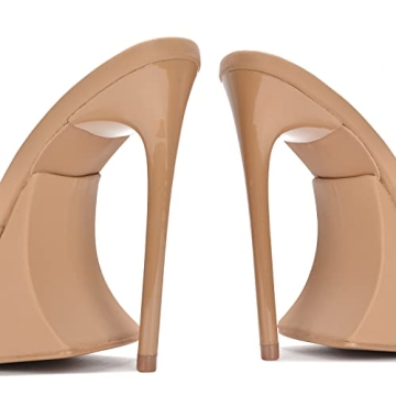 Cape Robbin Stiletto Peep Toe Heels for Women