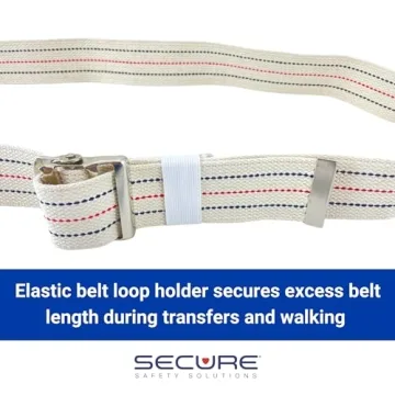Secure Gait Belt for Seniors - 60” Quick Release