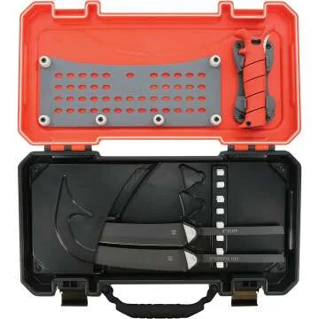 BUBBA Fishing Knife Kit with Non-Slip Grip and Case