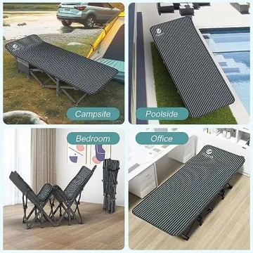 Lightweight Mopaicot Camping Cot for Adults - Comfort Anywhere