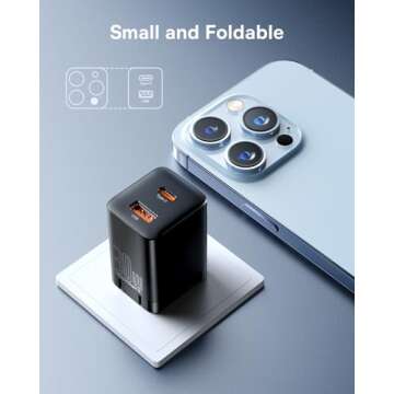 Baseus 30W Dual Port Fast Charger Block for iPhone & More