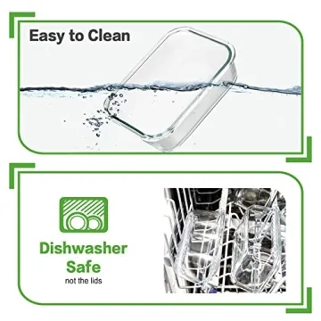 HOMBERKING 24pc Leak-Proof Glass Food Storage Containers