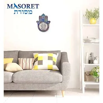 MASORET Good Luck Hamsa Hand Wall Hanging Decor