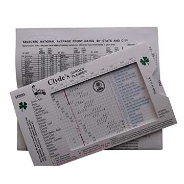 Clyde's Garden Planner Slide Chart - Easy Garden Planning Tool