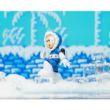 Mega Man 4" Ice Man Action Figure for Collectors and Kids