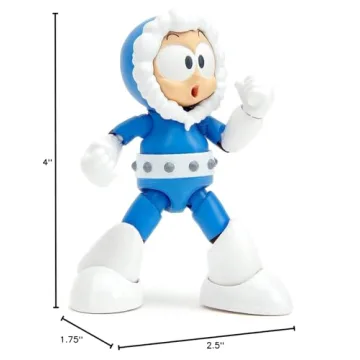 Mega Man 4" Ice Man Action Figure for Collectors and Kids