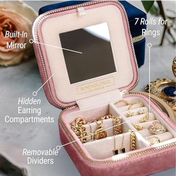 Luxury Plush Velvet Jewelry Organizer | Oprah's Pick