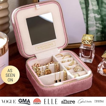 Luxury Plush Velvet Jewelry Organizer | Oprah's Pick