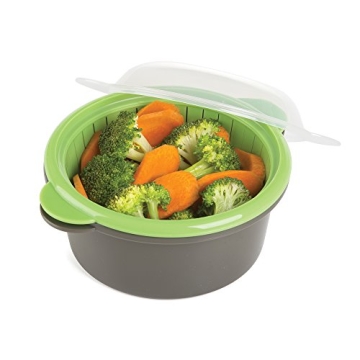 Compact Microwave Mini Steamer for Healthy Meals