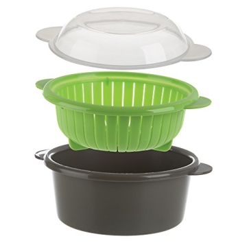 Compact Microwave Mini Steamer for Healthy Meals