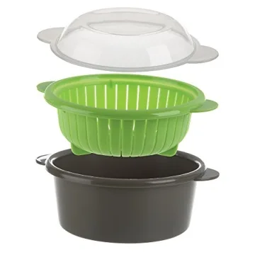 Compact Microwave Mini Steamer for Healthy Meals