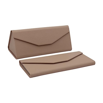 Real Sic Glasses Case for Men & Women - Magnetic Folding Hard Shell Sunglass Holder - Vegan Leather ...