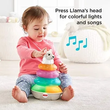Fisher-Price Linkimals Lights & Colors Llama for Babies