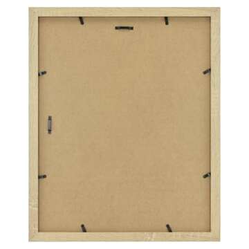 MCS Studio Gallery 16x20 Poster Frame Natural Woodgrain, Vertical & Horizontal Wall Hanging Large Picture Frame for Photos, Posters & Art Prints (1-Pack)