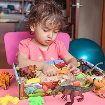 Dino Play Sand Set for Kids - Fun and Creative Activities