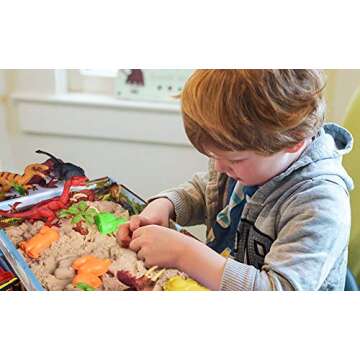 Dino Play Sand Set for Kids - Fun and Creative Activities
