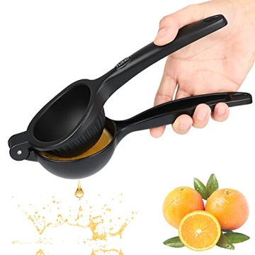 TLIEAO Lemon Squeezer Large Citrus Squeezer Manual Lime Juicer Hand Press Ergonomic Heavy Duty Orang...