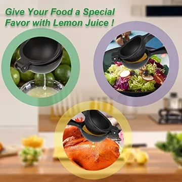 TLIEAO Lemon Squeezer - Ergonomic Manual Citrus Juicer