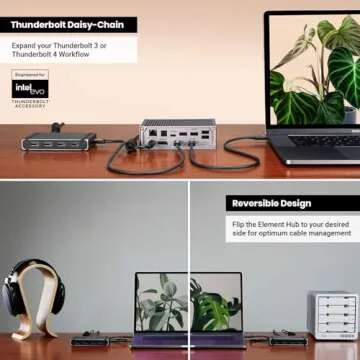 CalDigit Thunderbolt 4 Element Hub - 4 USB4 Ports & Charging