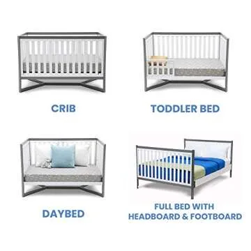 Delta Children Tribeca 4-in-1 Convertible Crib for Baby