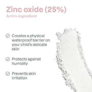 ATTITUDE Natural Zinc Diaper Cream | EWG VERIFIED, Hypoallergenic, Dermatologist Tested and Fragrance-Free Diaper Rash Cream | Blocks Moisture, Prevents Irritation | Baby leaves (2,6 Fluid Ounce)