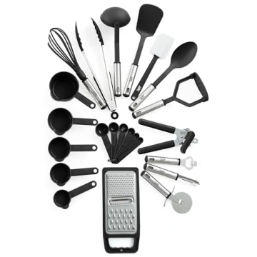 LDC Lux Decor 23 Piece Cooking Utensils Set - Non-Stick