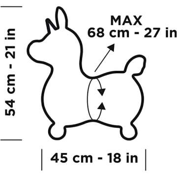 GYMNIC Rody Horse Ride On Inflatable Toy - Arte Swirl