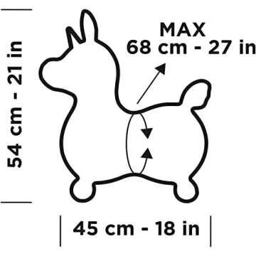 GYMNIC Rody Horse Ride On Inflatable Toy - Arte Swirl