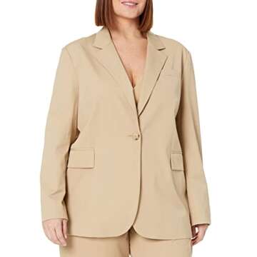 The Drop Women's Ramona Loose-Fit Relaxed Blazer