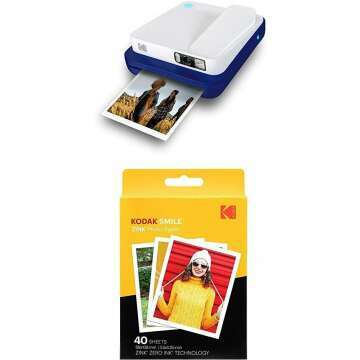 Kodak Smile Classic Instant Camera with Zink Paper