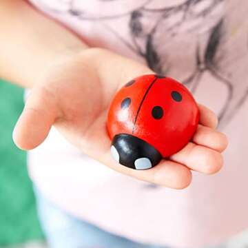 Montessori Ladybug Counting Toy for Toddlers - Fun & Educational