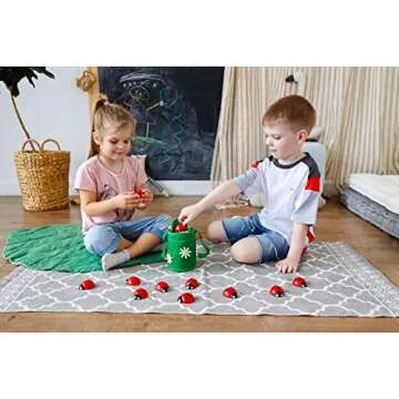 Montessori Ladybug Counting Toy for Toddlers - Fun & Educational