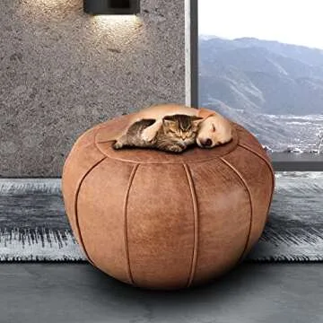 Louis Donné Moroccan Pouf Cover - Stylish Storage Solution