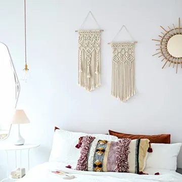Mkono Macrame Wall Hanging Boho Chic Decor for Any Space