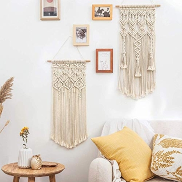 Mkono Macrame Wall Hanging Boho Chic Decor for Any Space