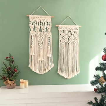 Mkono Macrame Wall Hanging Boho Chic Decor for Any Space