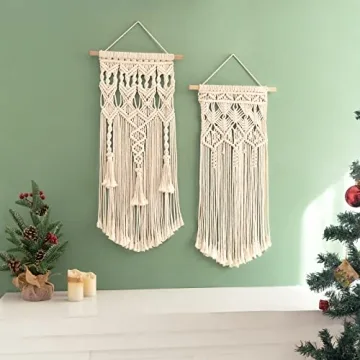 Mkono Macrame Wall Hanging Boho Chic Decor for Any Space
