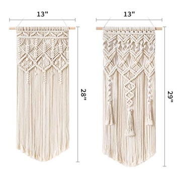 Mkono Macrame Wall Hanging Boho Chic Decor for Any Space