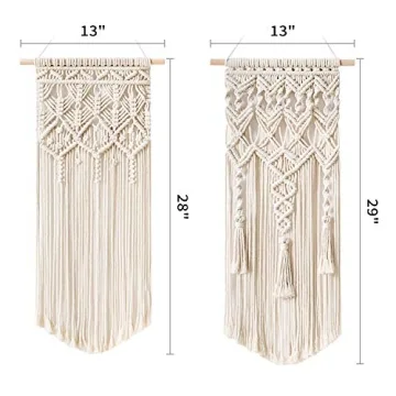 Mkono Macrame Wall Hanging Boho Chic Decor for Any Space