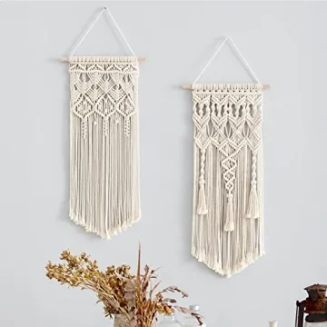 Mkono Macrame Wall Hanging Boho Chic Decor for Any Space