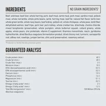 ORIJEN Regional RED Dry Cat Food, Grain Free Cat Food for All Life Stages, with WholePrey Ingredients, 4lb