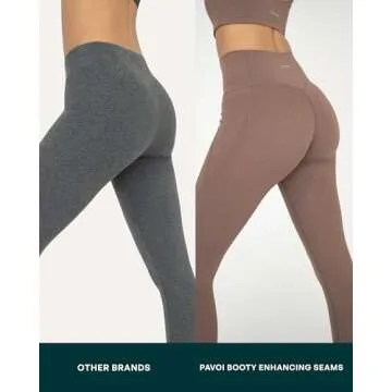 PAVOI ACTIVE Leggings for Women | Compressive Workout Pants