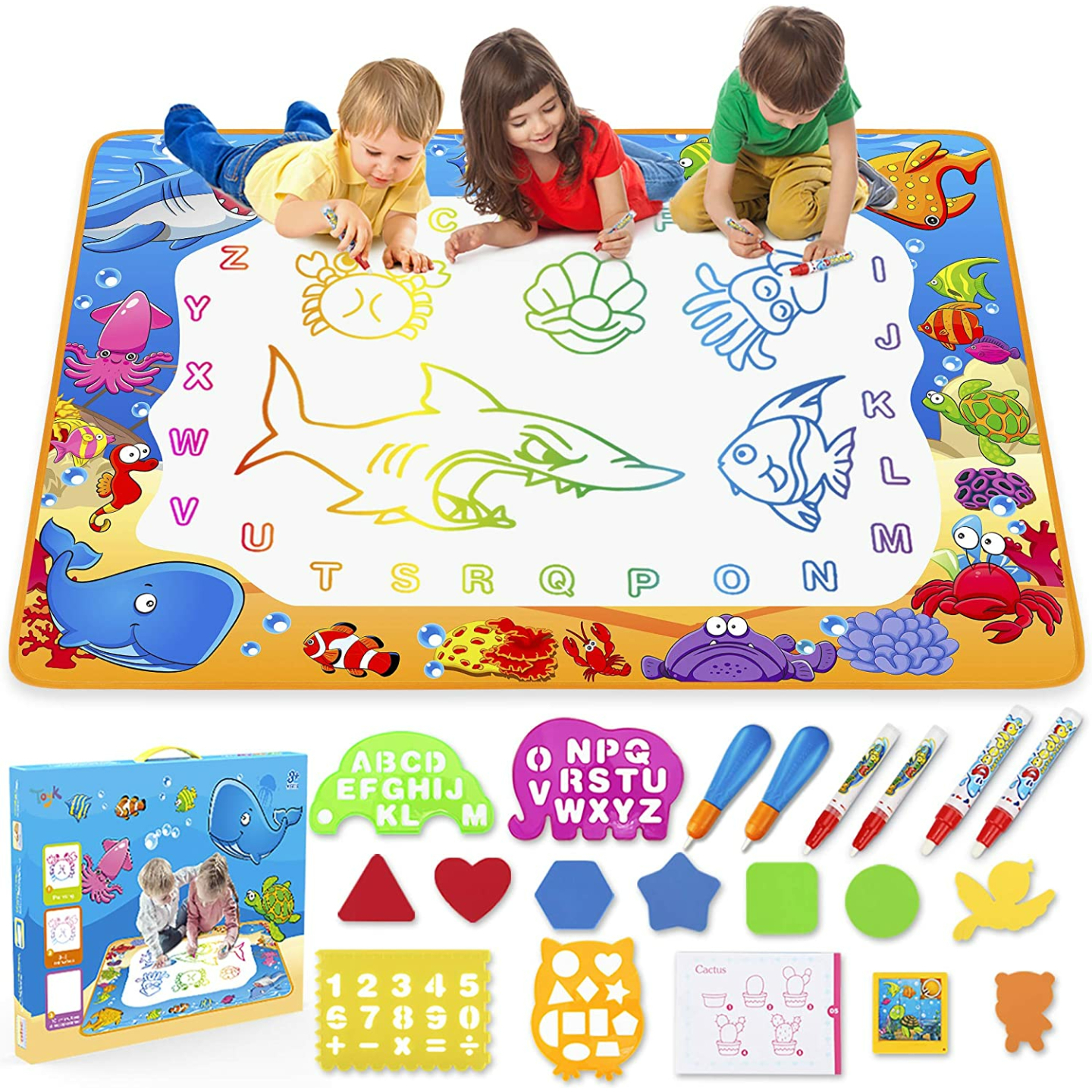 Magic Water Doodle Mat for Kids Age 2-7