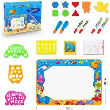 Magic Water Doodle Mat for Kids Age 2-7